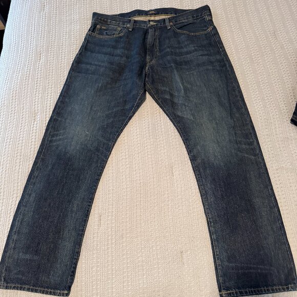 Polo Ralph Lauren Hampton Relaxed Straight Stretch Jean 36 x 32 - Picture 1 of 5